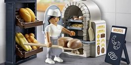 Migros Playmobil "Bäckerei" sowie "Schoggifabrik"