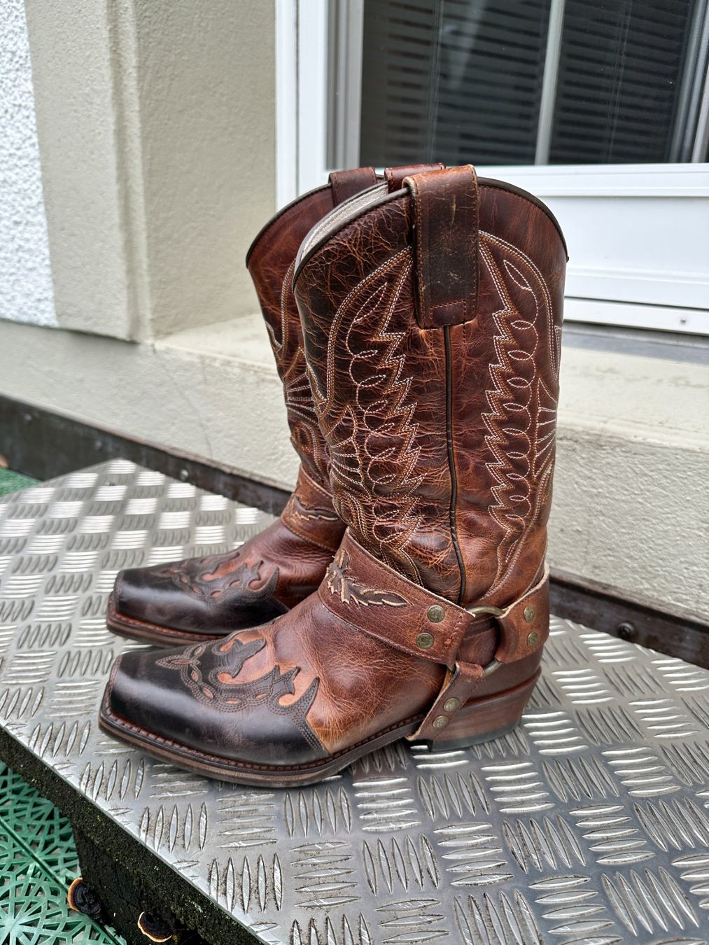 Sendra Herrenschuhe: Sendra Biker Cowboy Boots Stiefel Gr. 41 – Neu (gemäss Beschreibung) aus Gümmenen von FelizitasHermann