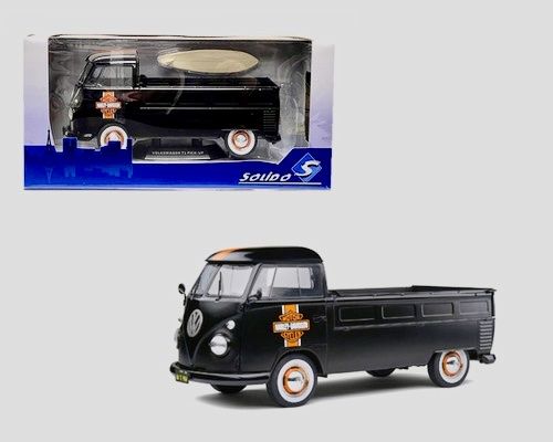 Volkswagen Modellini d'auto: VW BUS T1 PICK-UP 1:18 HARLEY-DAVIDSON – Nuovo e nell'imballaggio originale da Erlenbach i. S. venduto da MB-Next-Level 5