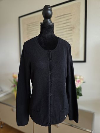 Paul Kehl Cashmere-Cardigan, Gr. L, Schwarz