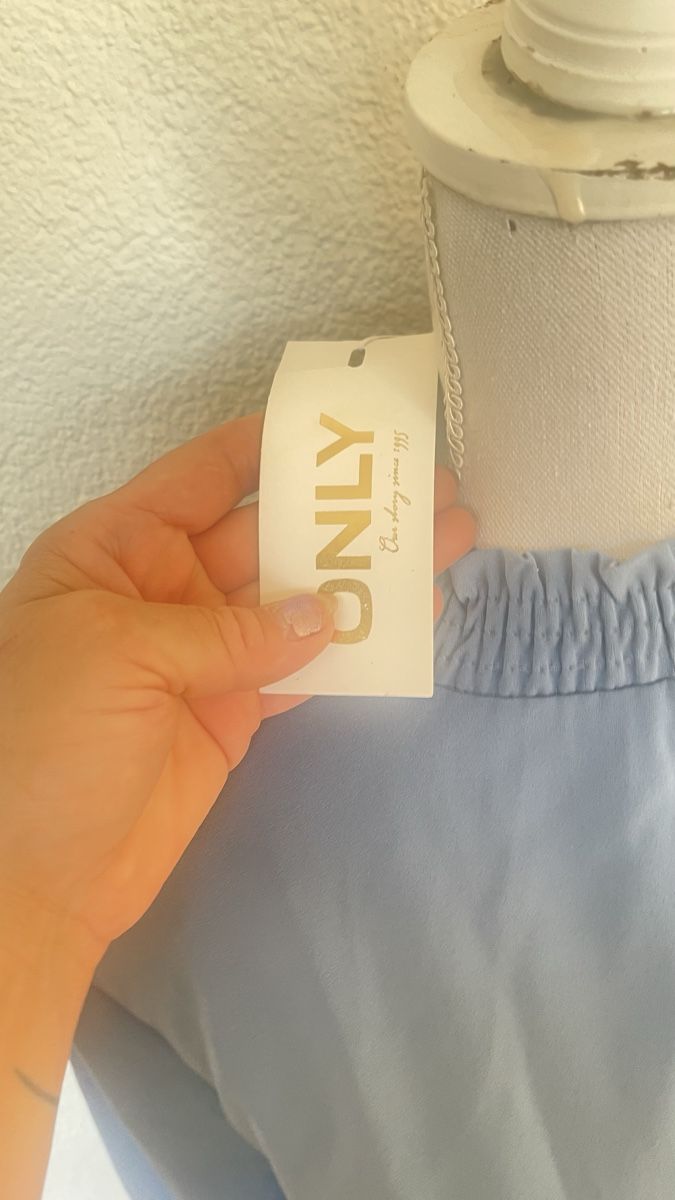 Only Top: Langarmshirt blau highneck  – Difettoso da Altenrhein venduto da Luke2015 3