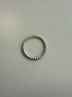 Silberring 925 mit Kügelchen Design - Grösse 19.5 mm