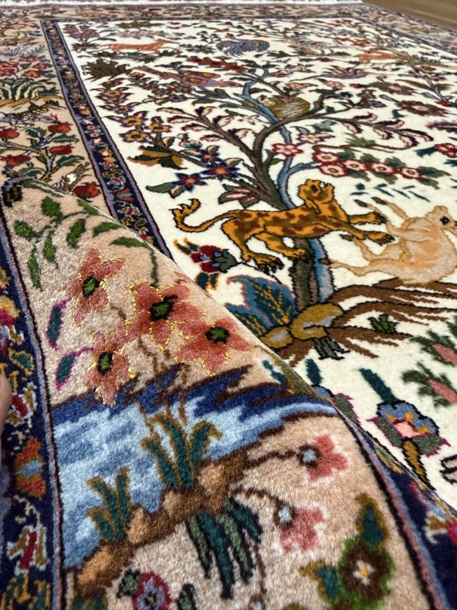 Tappeti: Herrlicher seltener Seiden Täbriz - Perserteppich – Nuovo (secondo la descrizione) da Bennau venduto da Mayer_Carpets 1