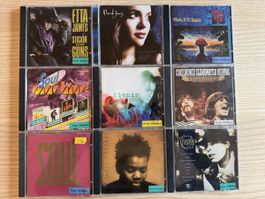 9 Musik CDs gemischt Norah Jones Etta James gute Zustand
