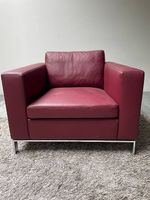 2 Walter Knoll Sessel Foster 503, Leder Farbe Ochsenblut