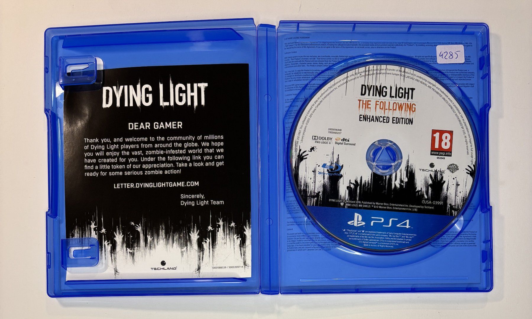 Giochi: PS4 - Dying Light The Following – Usato da Allschwil venduto da Bullach 1