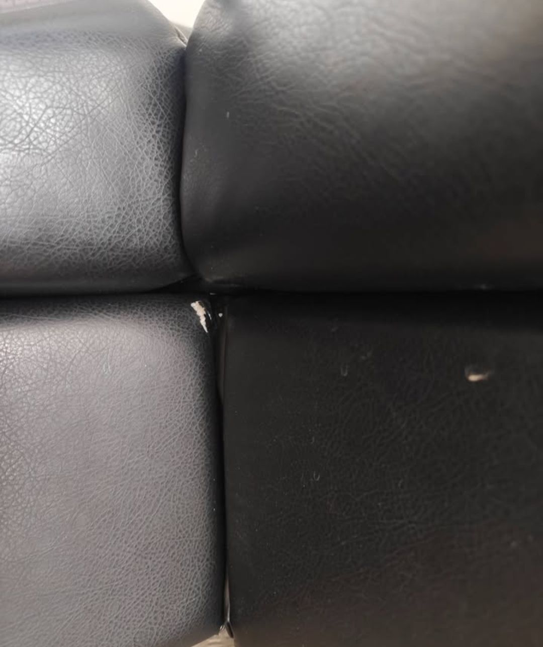 Sofas: Corner Sofa in Black Leather Look – D'occasion à Oberengstringen par kar_zsh6 5