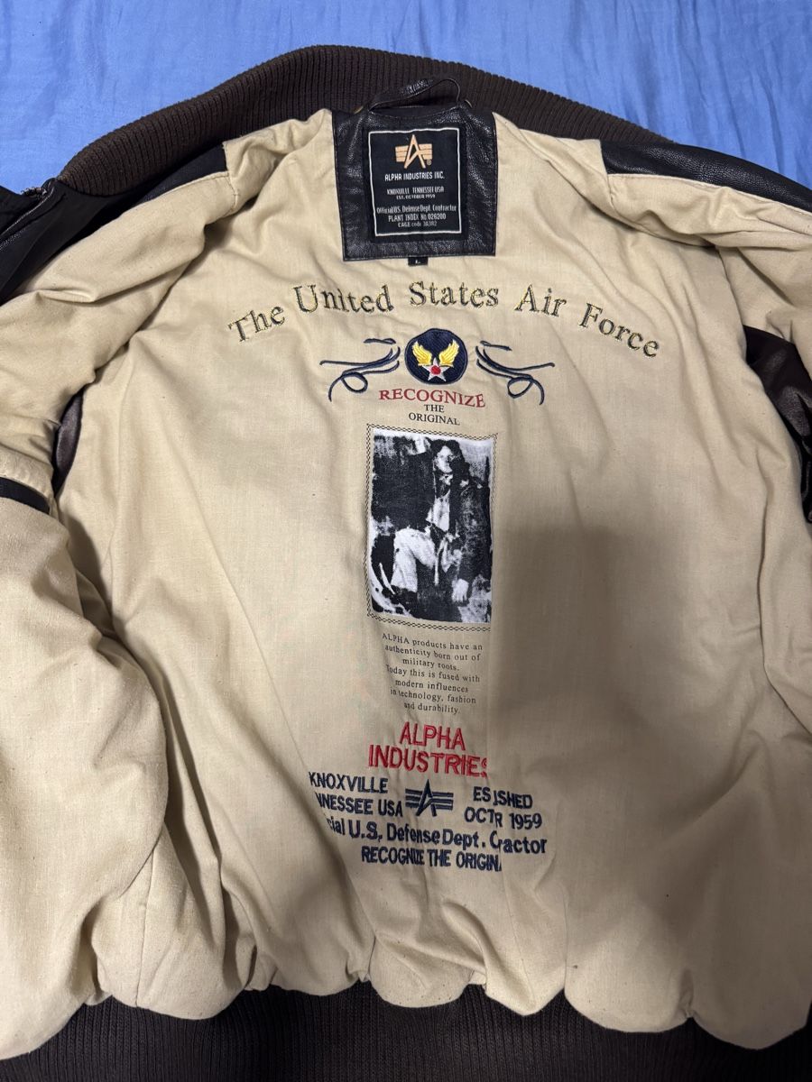 Alpha Industries Giacche: Alpha Industries Lederjacke – Nuovo (secondo la descrizione) da Walzenhausen venduto da Steeevisch 2
