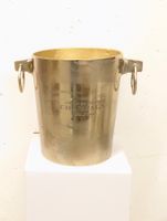 goldener Champagnerkühler Vintage-Stil