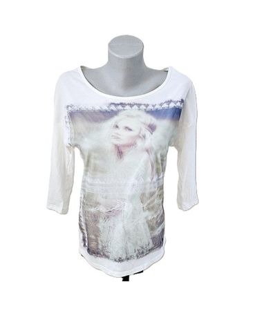 romantisches T-Shirt / Pulloverli Street One Gr. 34 Girl