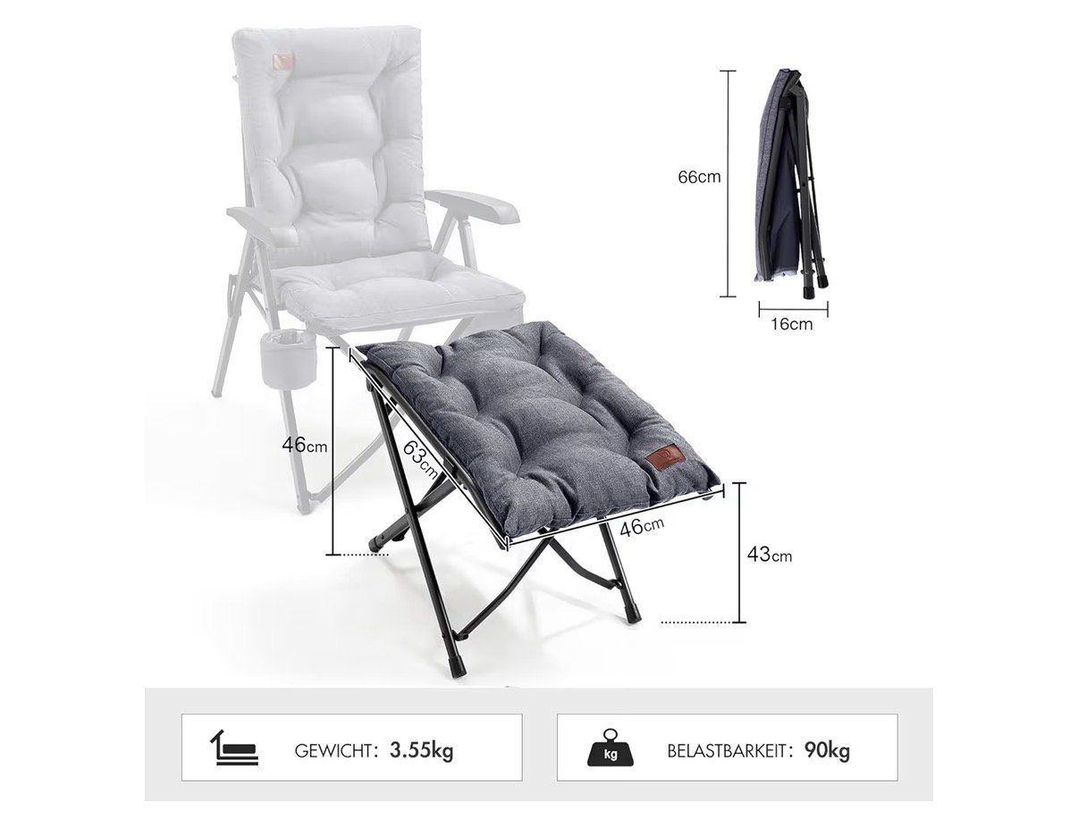 Hocker: Fusshocker für Camping-/Gartenstuhl – Gebraucht aus Zug von guuruu11 1