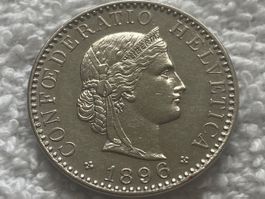 20 centimes/Rappen 1896
