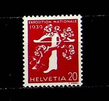 SUISSE TIMBRE NEUF** (y) FRANCAIS 1939. SBK 11.00 /T372