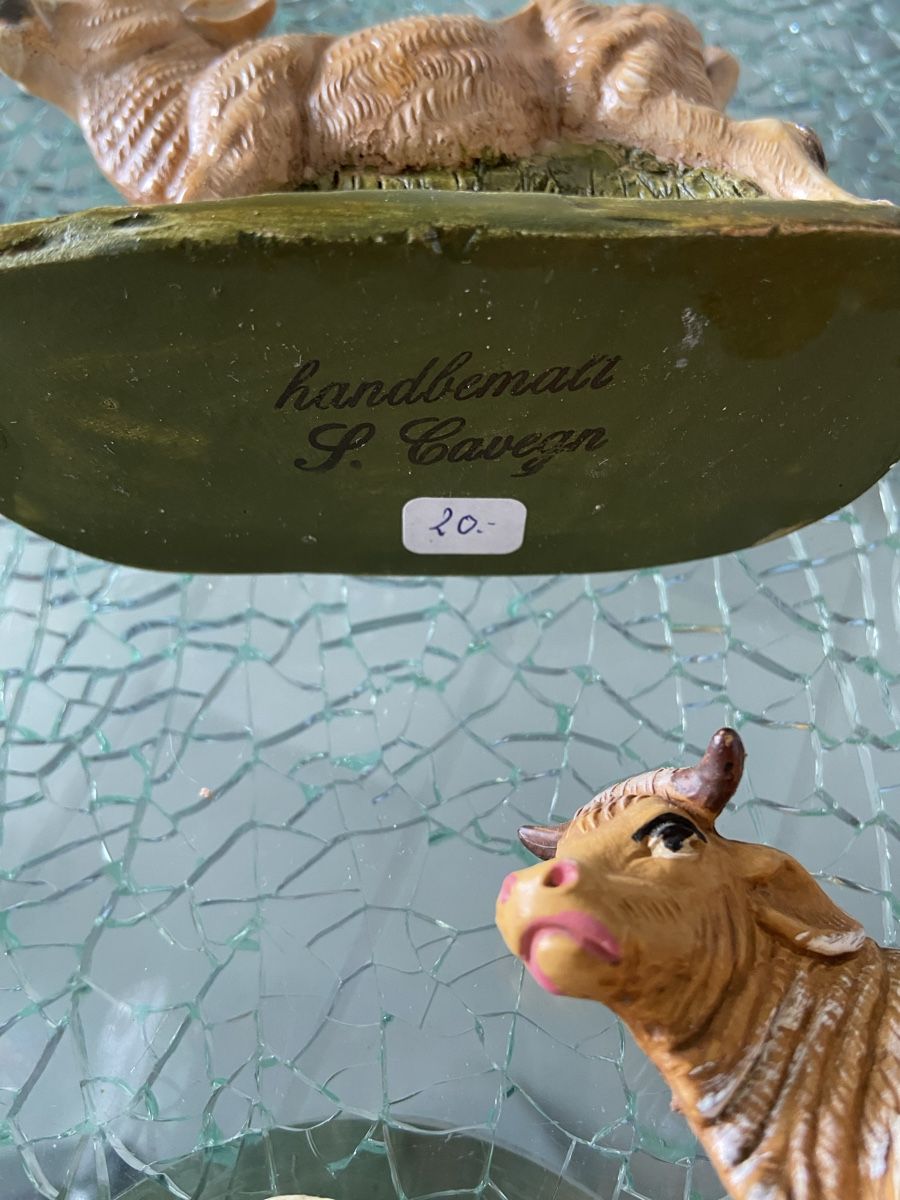 Statuette: 6 Tiere für Weihnachtskrippe – Usato da Oftringen venduto da andrax 3