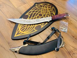 Herr der Ringe Aragorn SCHWERT Stahl 50cm NEU