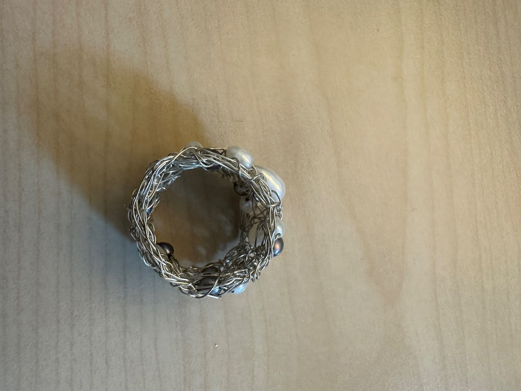 Anelli: Silber Ring aus feinen Silberdrähten – Usato da Luzern venduto da gwand 1