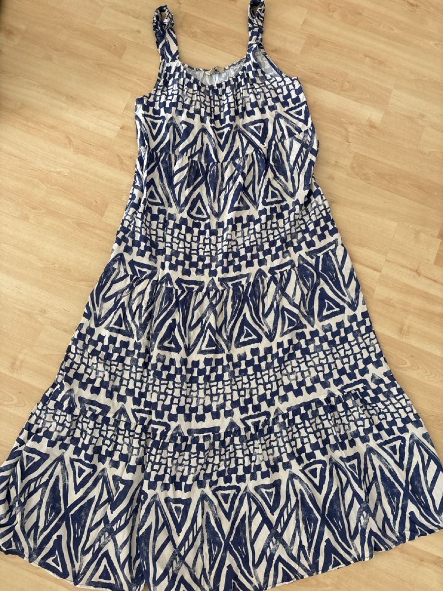 Herrlicher Kleider: Herrlicher Kleid M blau-weiss gemustert – Gebraucht aus langenthal von rundholz7 5