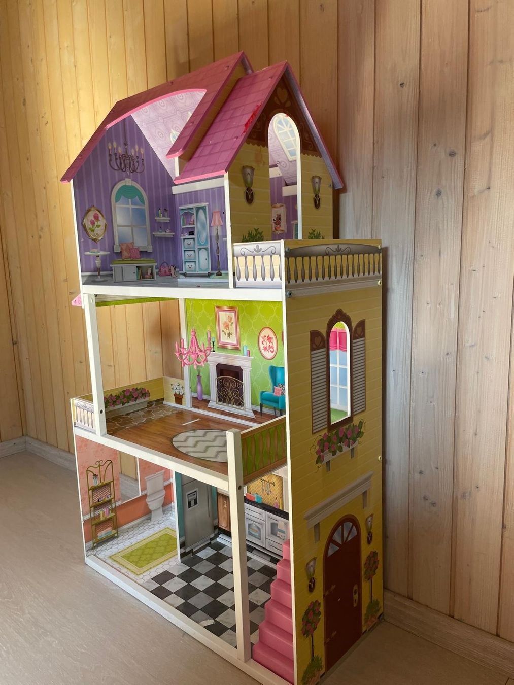 Barbie Case e mobili per bambole: Barbie Pupenhaus eingerichtet – Usato da Niederlenz venduto da perscita 2