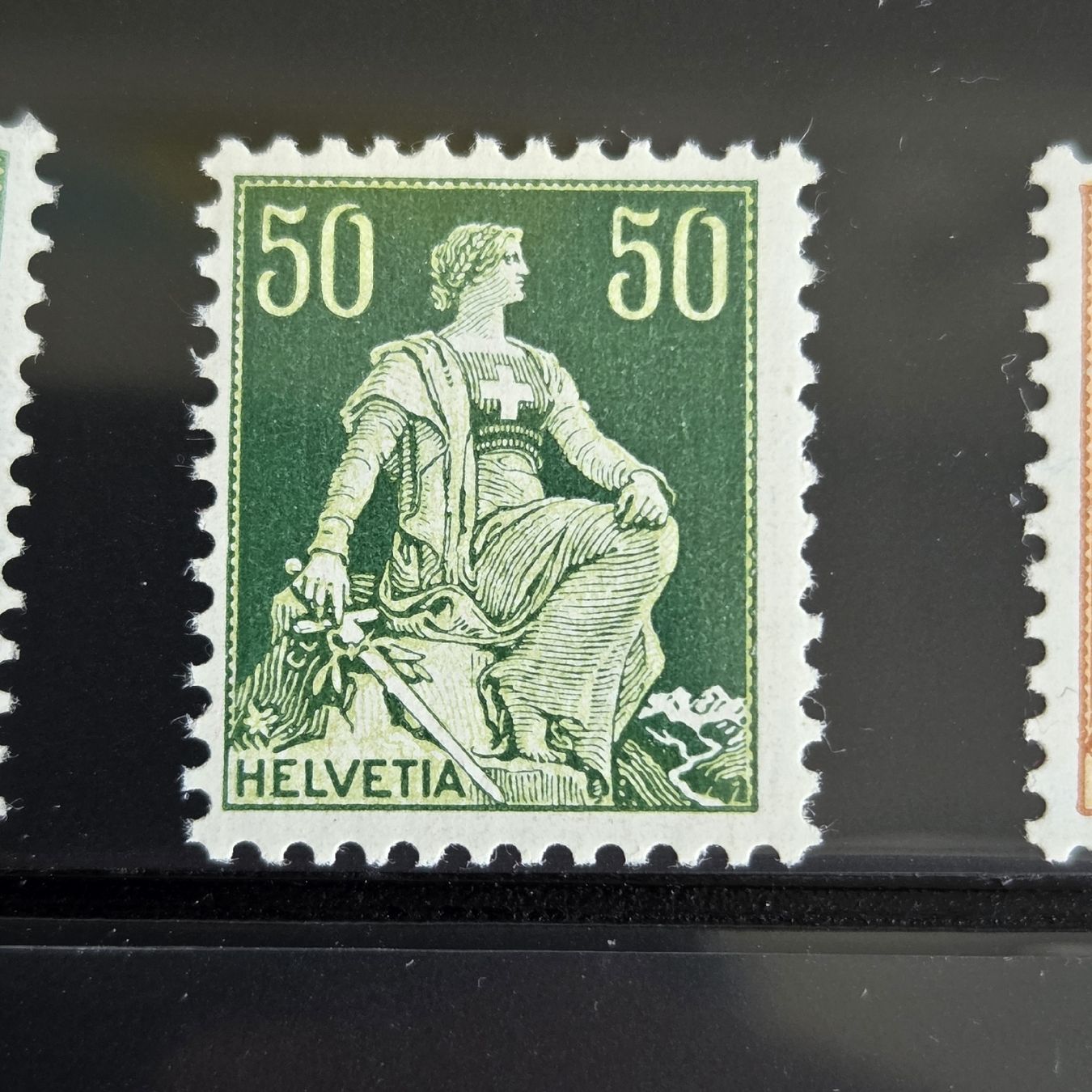 Tous les timbres: Briefmarken Sitzende Helv. mit Schwert..7 Werte 1908-1940 – D'occasion à Stans par Ducati16 6