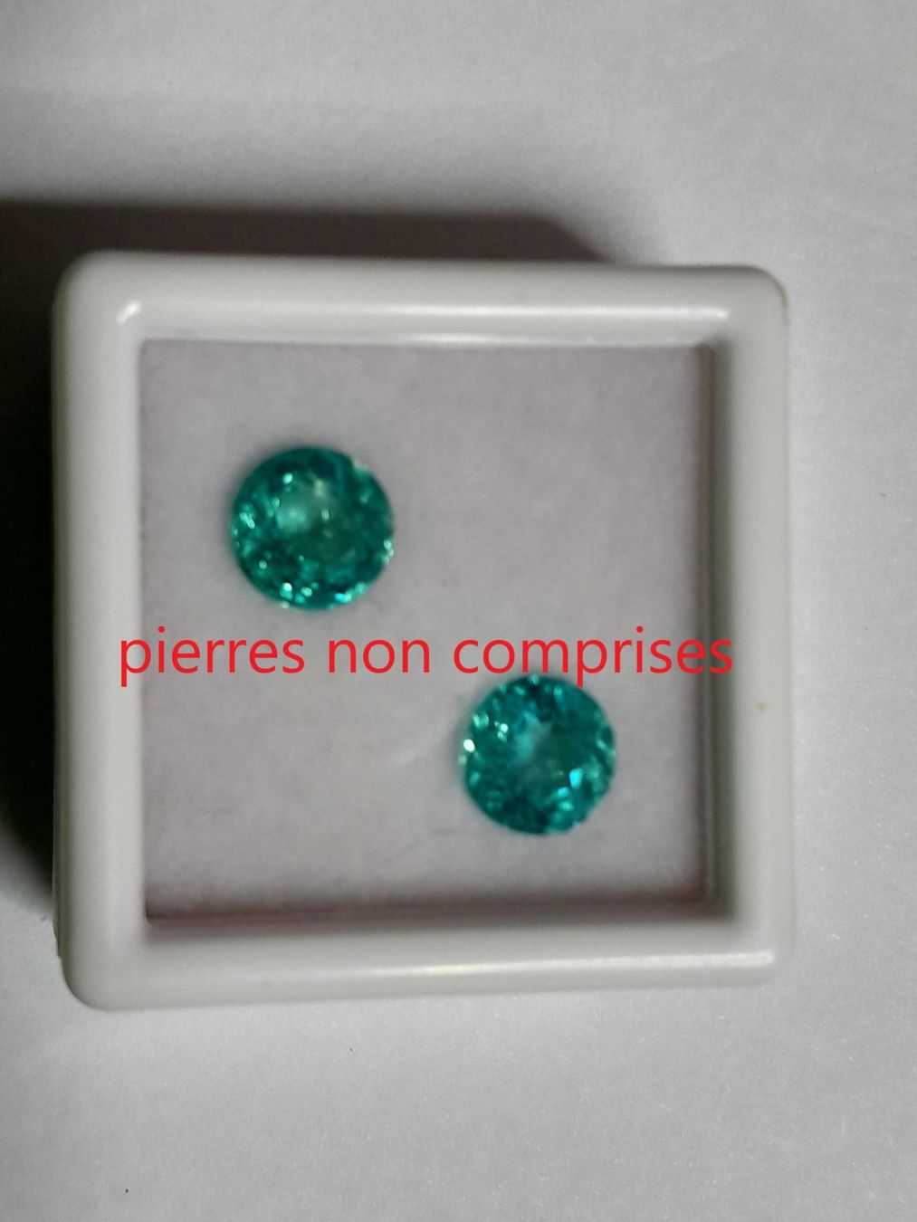 Portagioie: 10x boites 30x30 mm pour gemmes – Nuovo (secondo la descrizione) da Grimisuat venduto da Valgem 1