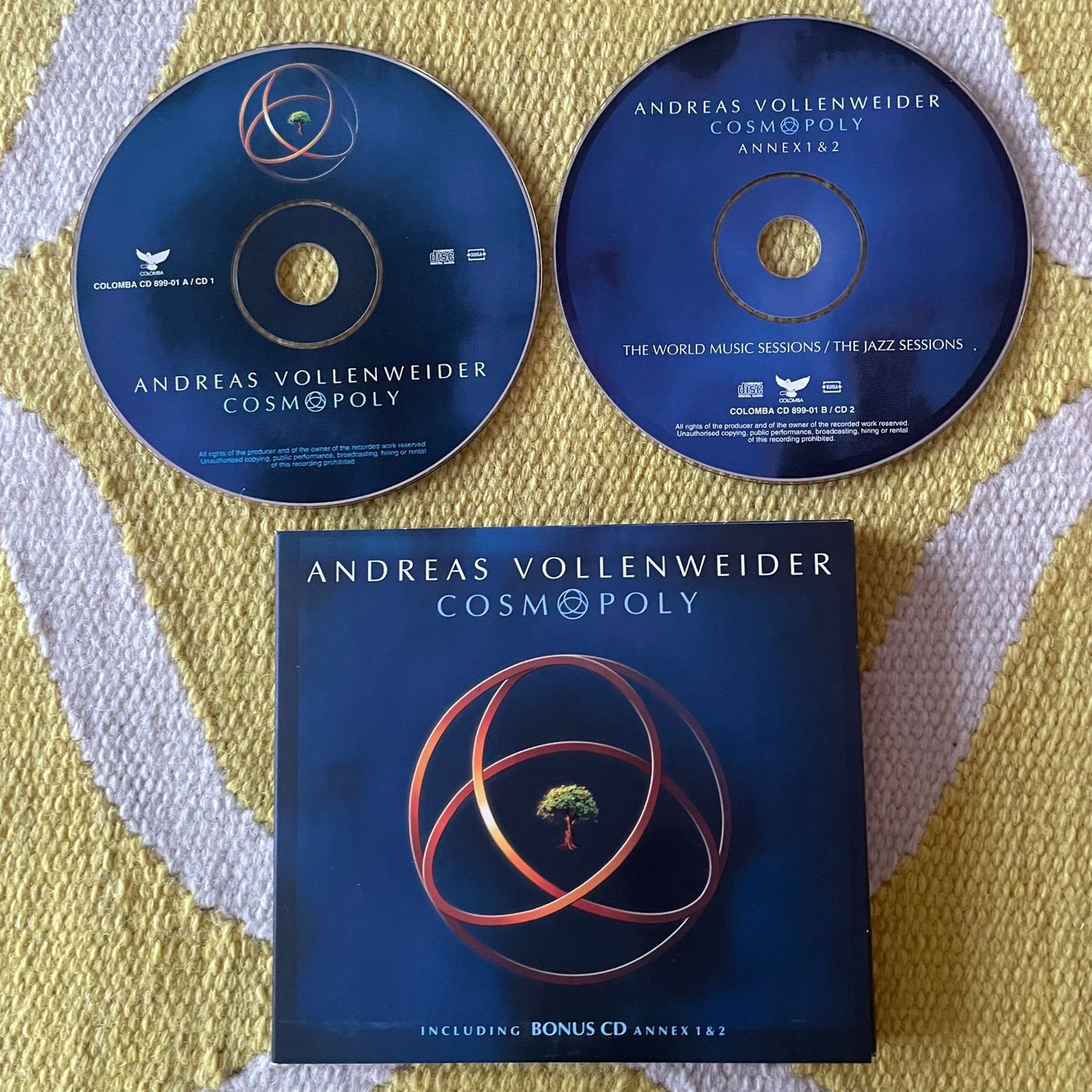 CD: ANDREAS VOLLENWEIDER-2CD COSMOPOLY (DIGIPACK) – Usato da Rorschacherberg venduto da CD-Roli