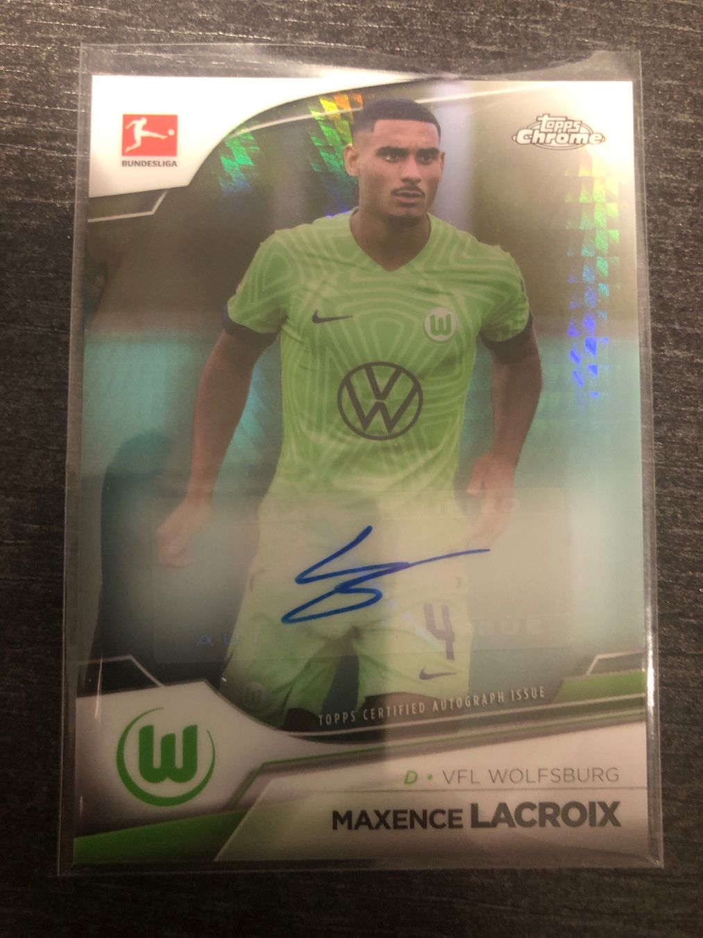 Topps Sammelbilder & Trading cards: Topps Chrome Maxence Lacroix Autogramm /165 – Gebraucht aus Wangenried von Garagara