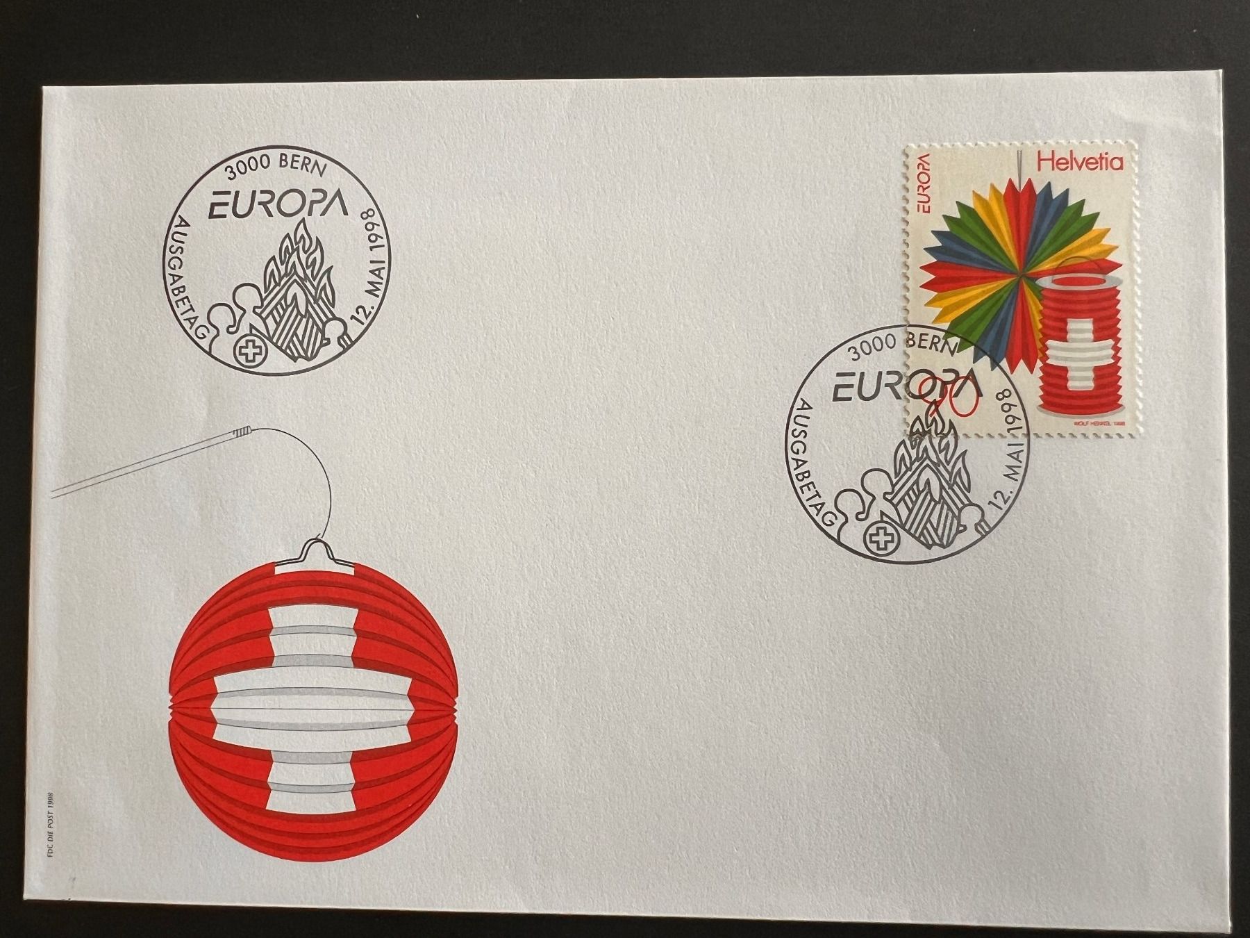 Alle Briefmarken: FDC Brief 1998   (P912) – Gebraucht aus Hinwil von Sidi4