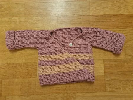 Selbstgestrickter  Pullover, Gr. 56
