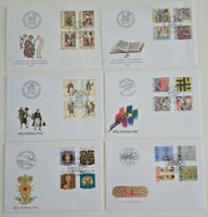 Briefmarken-Umschläge Pro Patria 1988-1993