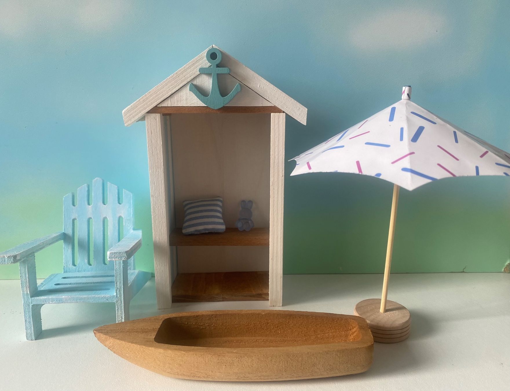 Case e mobili per bambole: Zubehör Maileg/Puppenhäuser: Beach Fun – Nuovo (secondo la descrizione) da Walterswil SO venduto da Weihnachtswichtel.ch 1