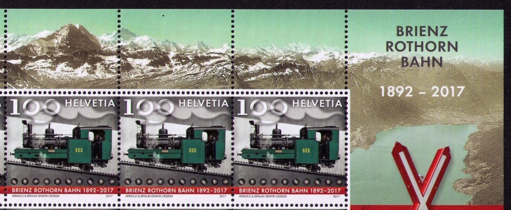 Tutti i francobolli: 2017_1631_BRIENZER ROTHORN BAHN_Dampflok_Bogen ** – Nuovo (secondo la descrizione) da Marthalen venduto da Ch_quality 1