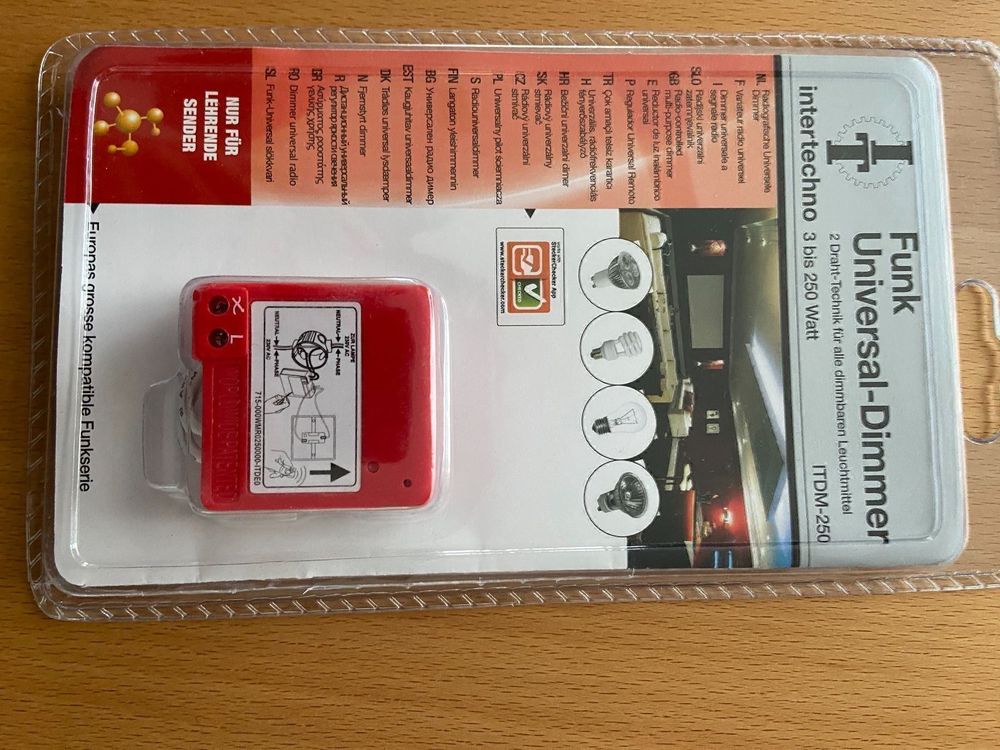 Funk Universal-Dimmer 2 Draht-Technik (Neu und originalverpackt) in ...