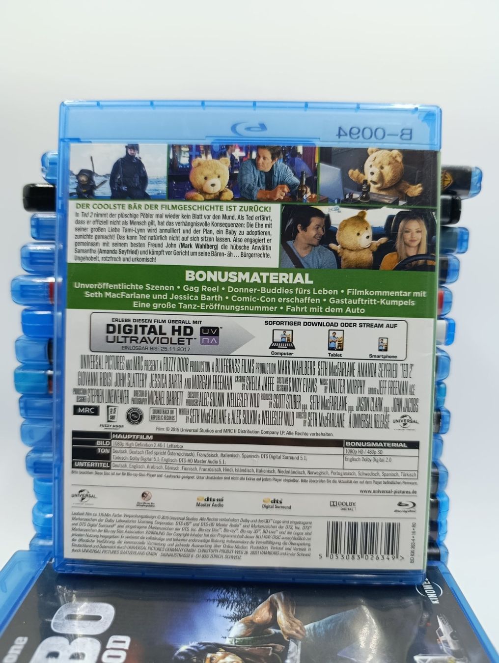 Tutti i DVDs: Ted 2 Blu-Ray Film – Usato da Wil SG venduto da Donaldus 1