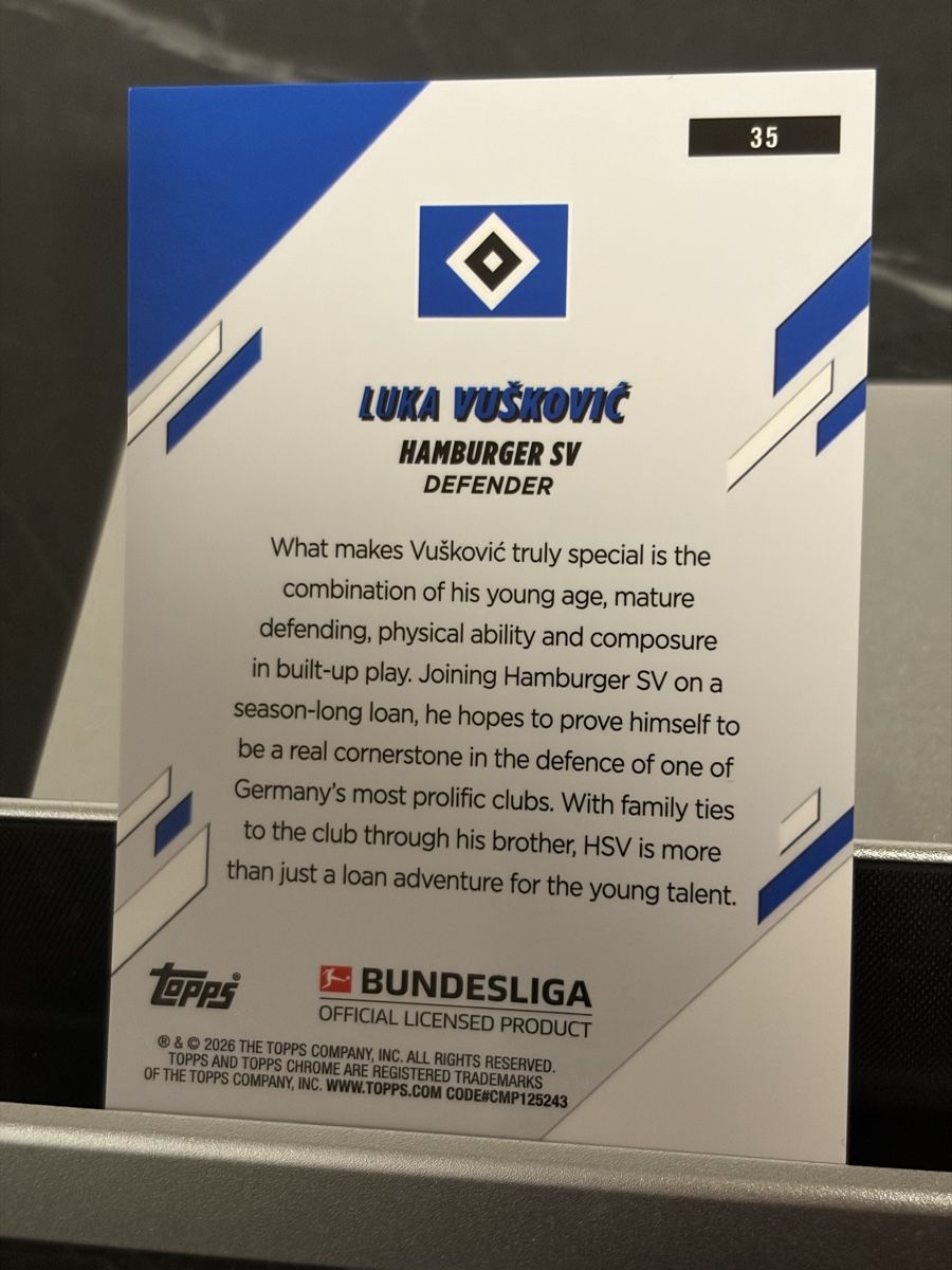 Topps Carte collezionabili: Topps Chrome Luka Vuskovic Rookie Card – Nuovo (secondo la descrizione) da St. Gallen venduto da cambitcg 1