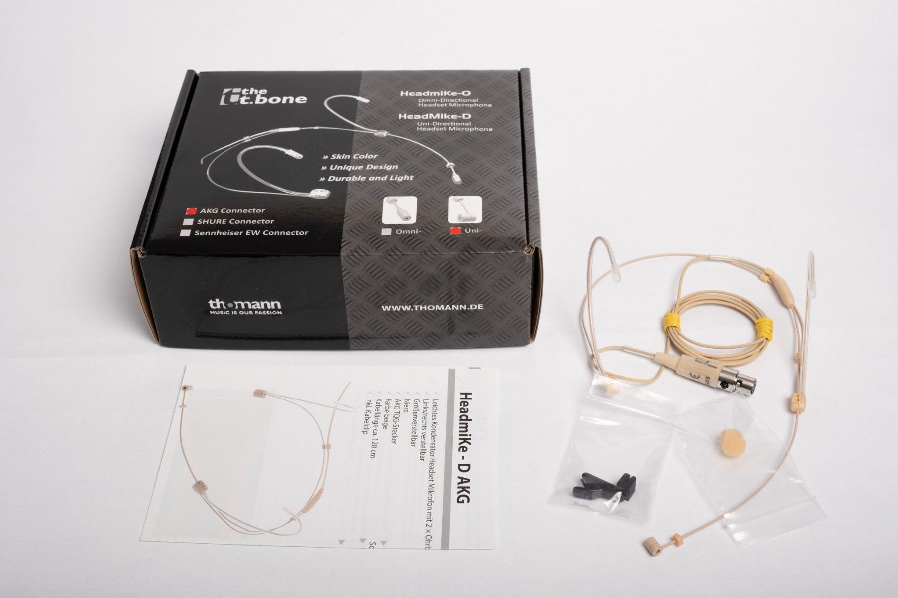 Thomann Microfoni: the t.bone HeadmiKe - D AKG – Nuovo e nell'imballaggio originale da Utzenstorf venduto da soma3427