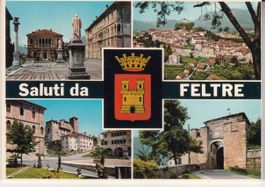 Feltre, 5 AK in Leporello, ca. 1970