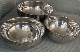 Schüssel Set Edelstahl 3-teilig NEU!