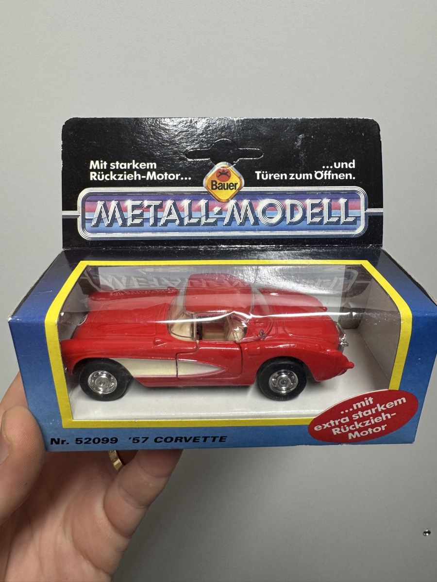 Modellini d'auto: Bauer '57 Corvette Metal Model Car – Nuovo (secondo la descrizione) da Seuzach venduto da Wolf936