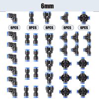 6mm Pneumatik Verbinder Set, 32 Stk.