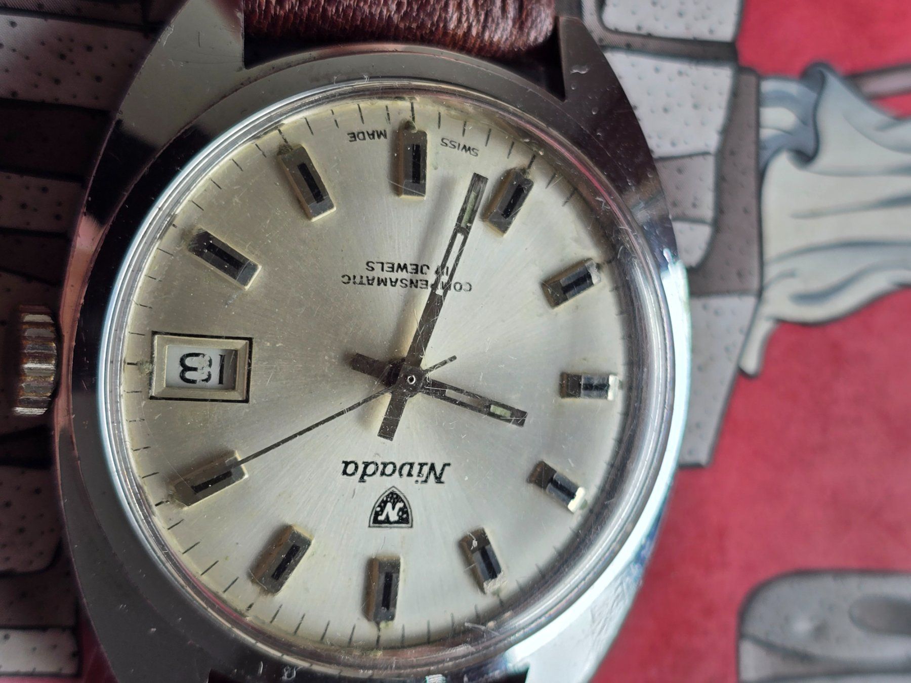 Orologi: 251 Nivada Compensamatic Date Automat – Usato da Muri AG venduto da Corredor 4