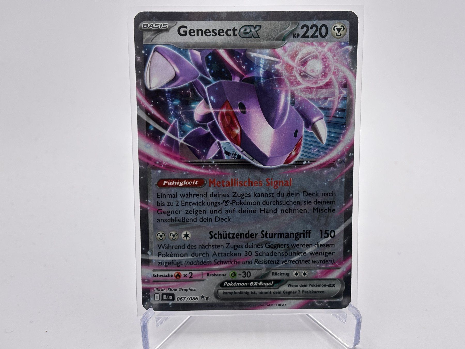 Pokémon Carte collezionabili: Schwarze Blitze - Genesect ex  (BLK 67) - DE – Nuovo (secondo la descrizione) da Allschwil venduto da Bullach