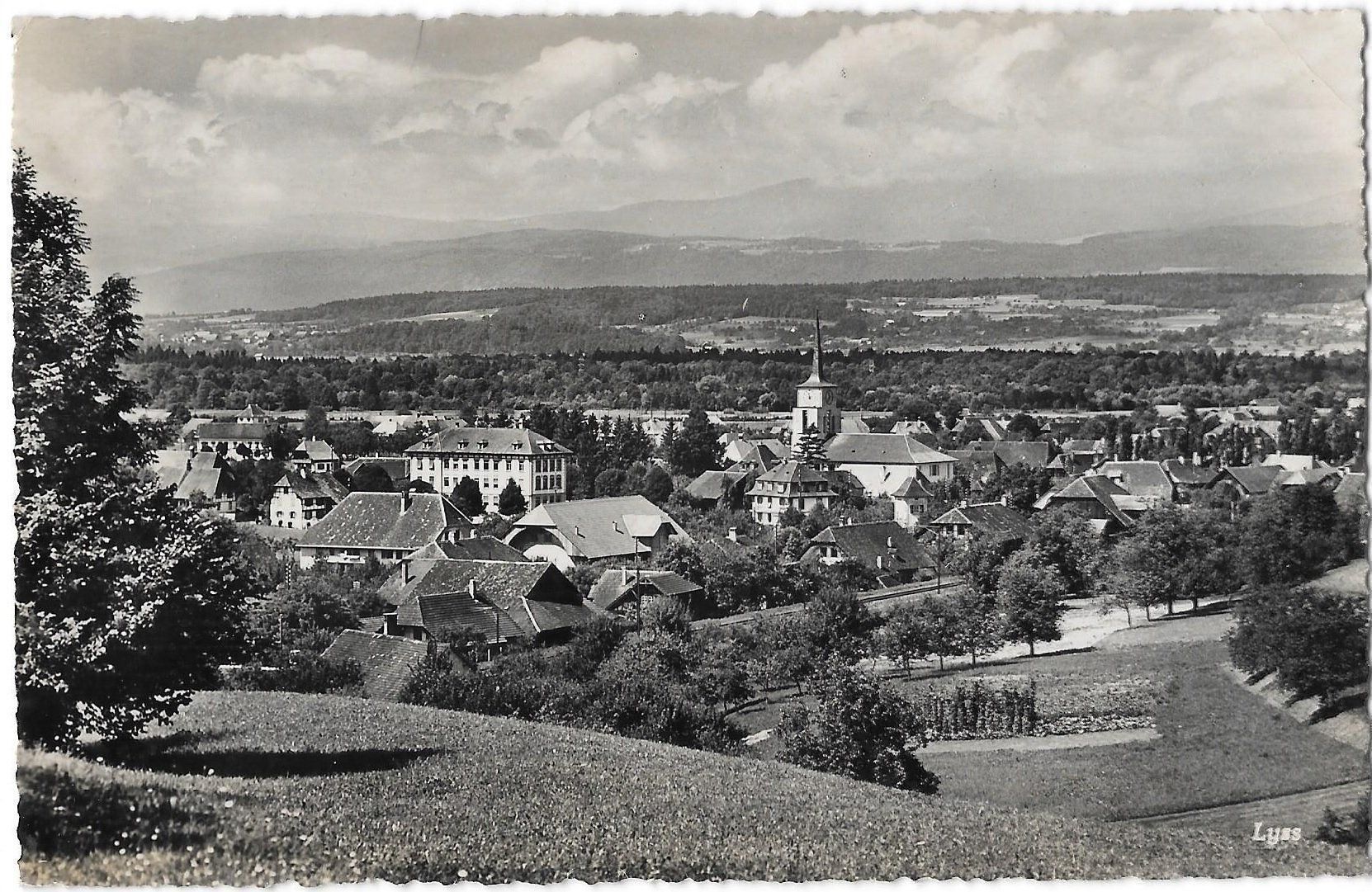 Cartoline postali: Lyss Teilansicht – Usato da Olten venduto da clotaldi