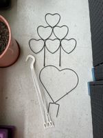 2 Blumenstützen + 1 Topf Aufhänger