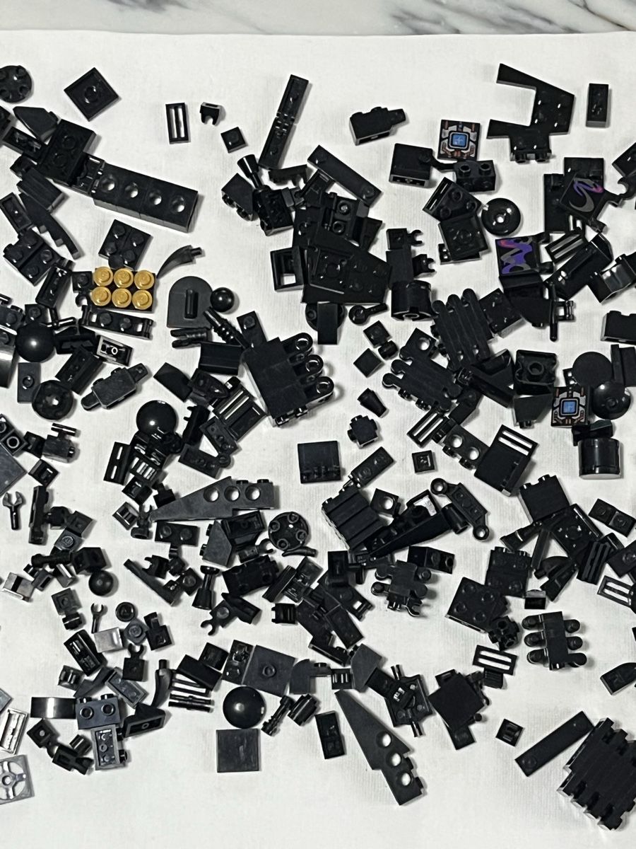 Lego Kit di costruzioni: Lego Bausteine Set schwarz, ca 230g – Usato da Reutigen venduto da treu3006 2