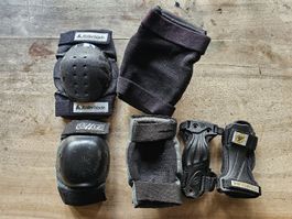 Protektoren-Set Inline Skates/Rollschuhe