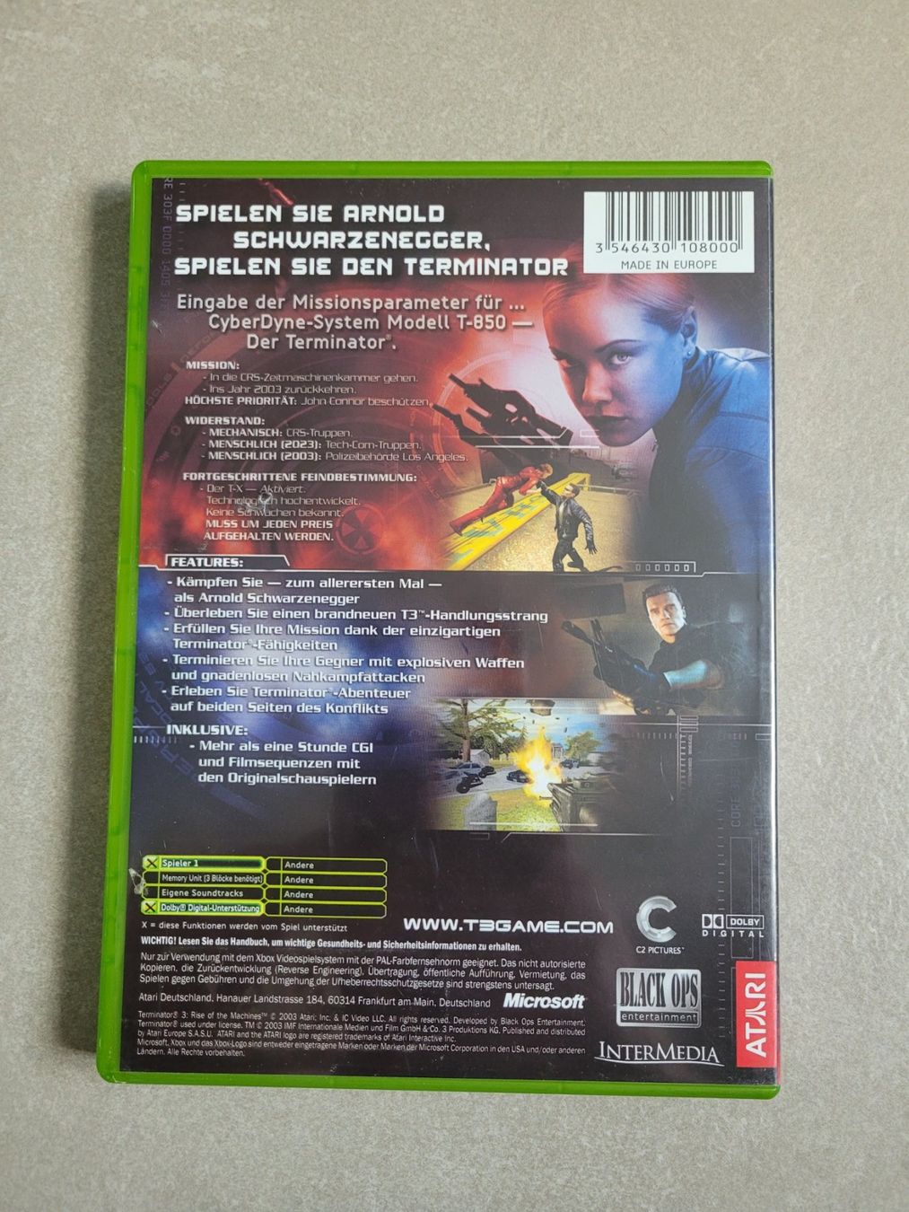 Giochi: Terminator 3 (XBox Classic) – Usato da Uezwil venduto da -Retrogames- 2