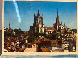 Vintage Fotoserie Druck Lausanne Ouchy