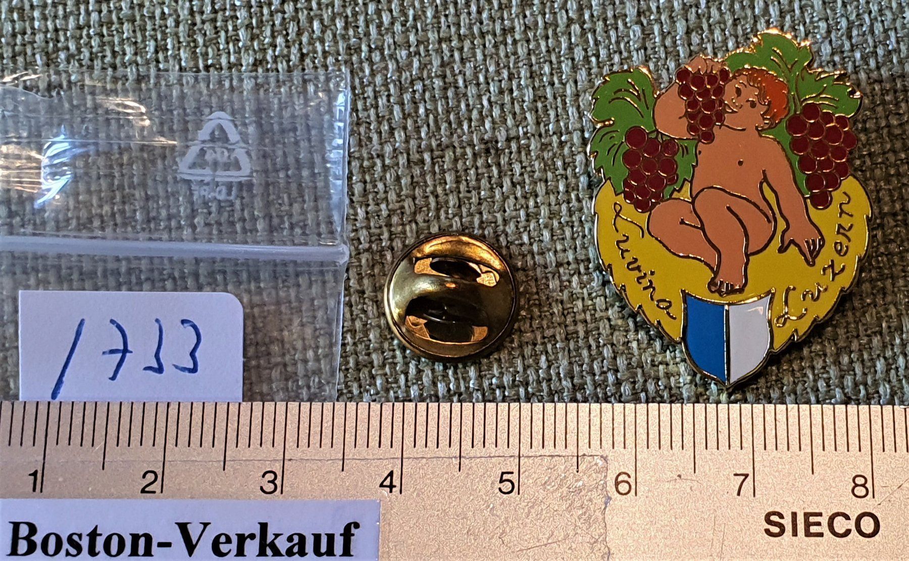 Placchette & Badge: I733 - Kunst Pin Simone Erni - Luzern – Usato da Reinach BL venduto da Boston-Verkauf 1