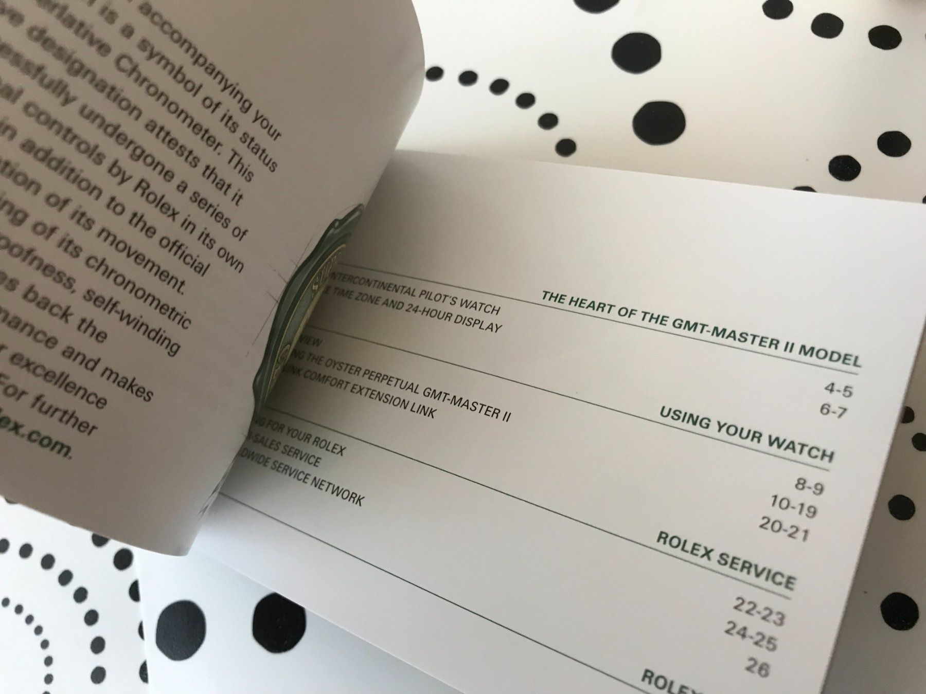 Rolex Documents: ROLEX GMT MASTER II - OPERATING INSTRUCTIONS - ENG 2022 !!! – D'occasion à Epalinges par dream-watch 1