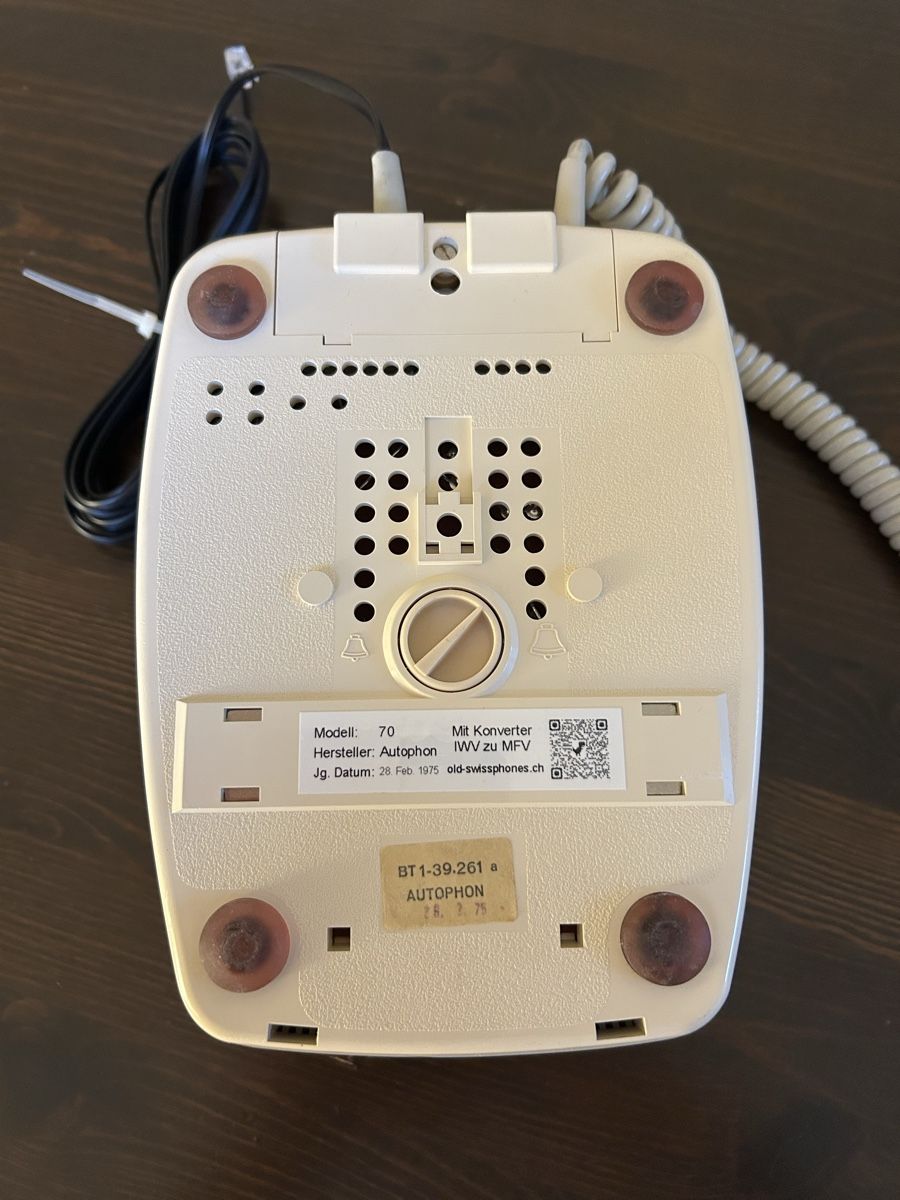 Telefoni: Modell 70, grau, betriebsbereit – Usato da Muri AG venduto da old-swissphones 2